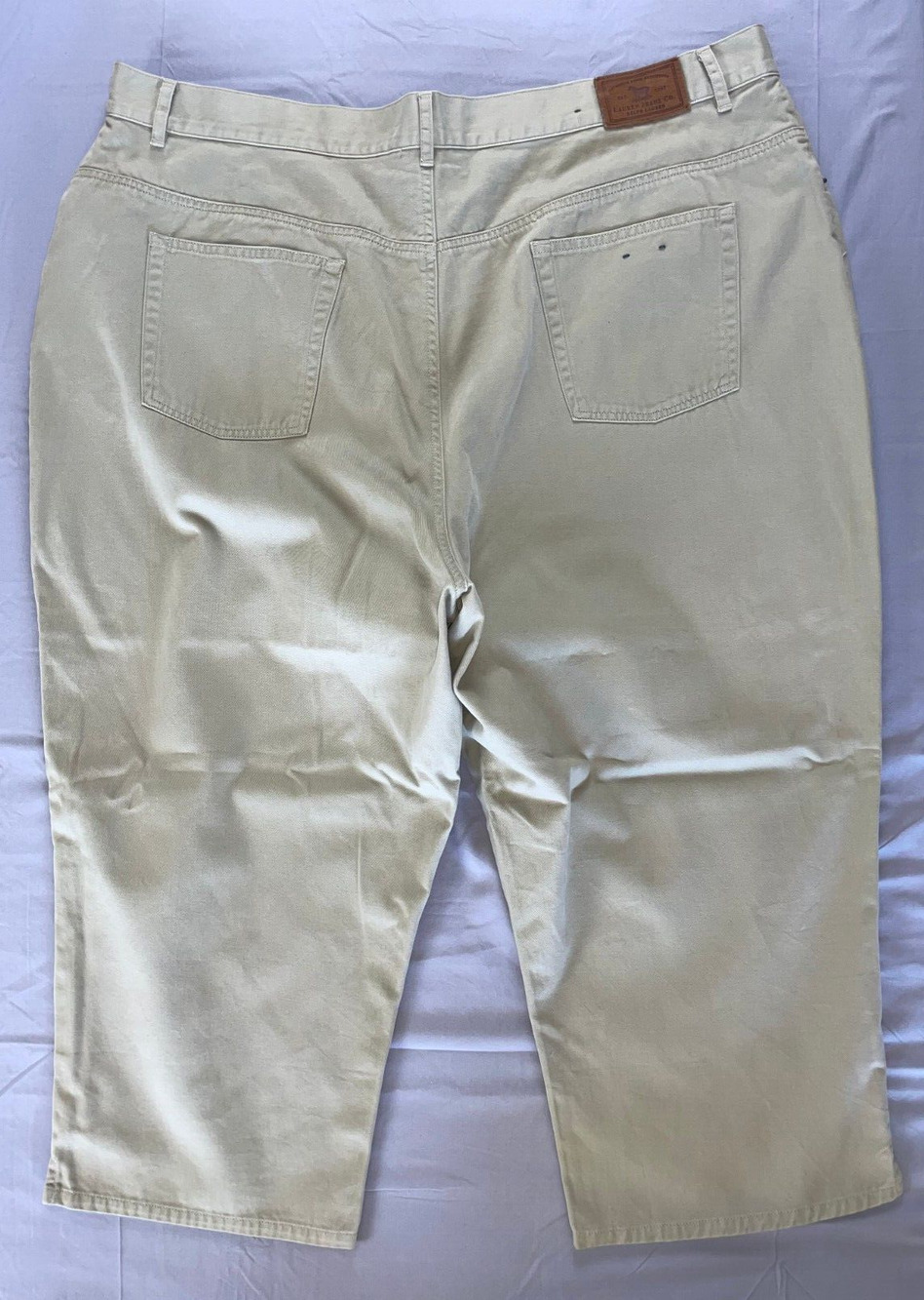 Ralph Lauren Polo Jeans Co Vintage Lightweight Crop 5-Pocket Jeans. Women's 20W.